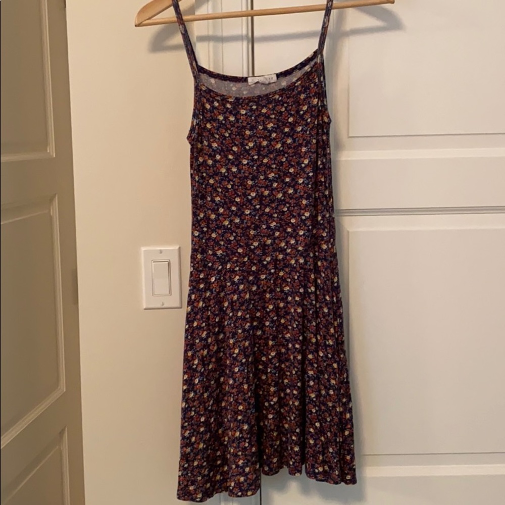 Socialite floral spaghetti strap sundress